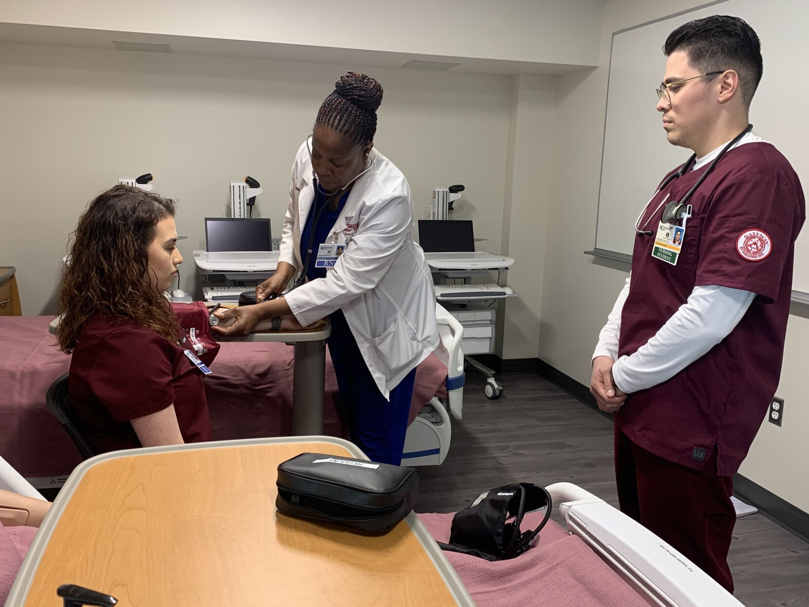Gateway Technical College health care students